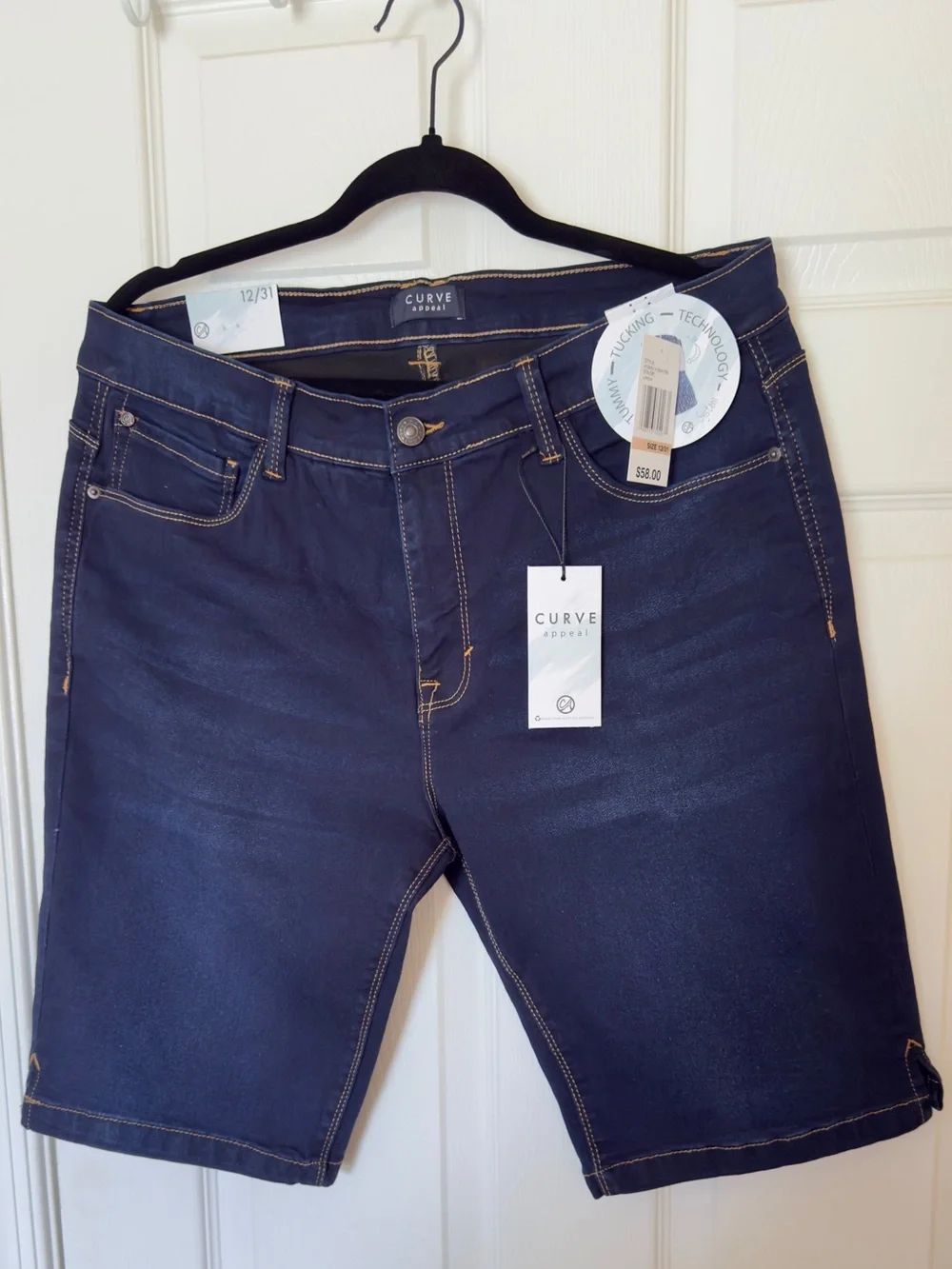Women’s Dark Blue Denim Shorts
